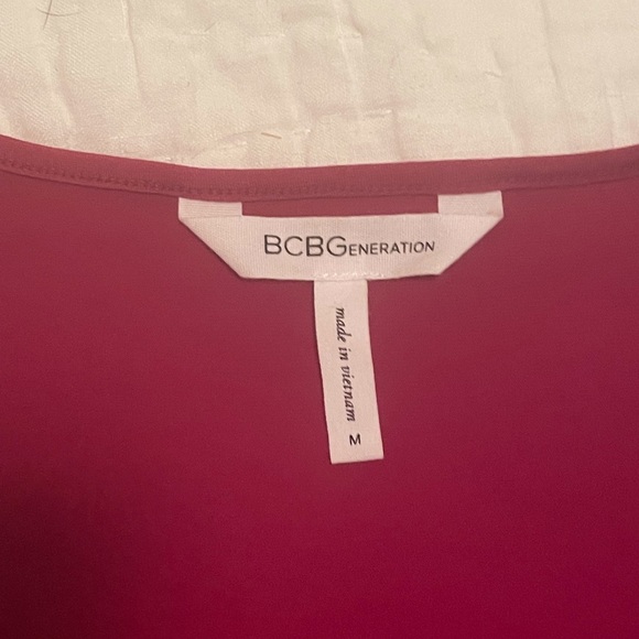 BCBGeneration Flowy Raspberry Tank - Picture 2 of 3